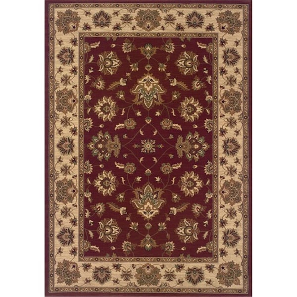 Sphinx By Oriental Weavers Area Rugs, Ariana 623V3 6X9 Rectangle - Red/ Ivory-Polypropylene A623V3200285ST - main
